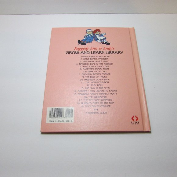 vintage Raggedy Ann stuffed doll by Applause with Parent's Guide book set - Picture 13 of 16